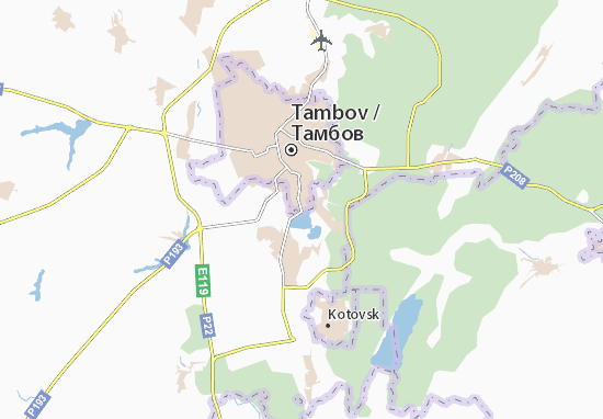 Karte Stadtplan Tambov