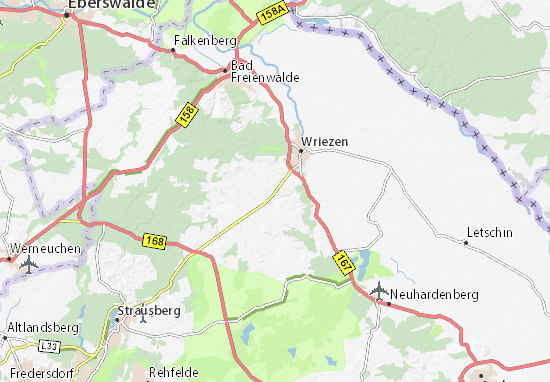 Kaart Plattegrond Schulzendorf