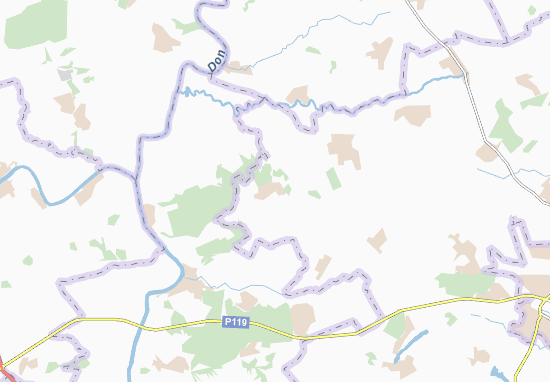 Kaart Plattegrond Ivovo