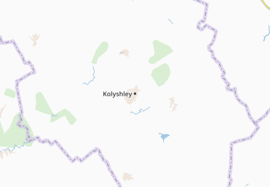 Kaart Plattegrond Kolyshley