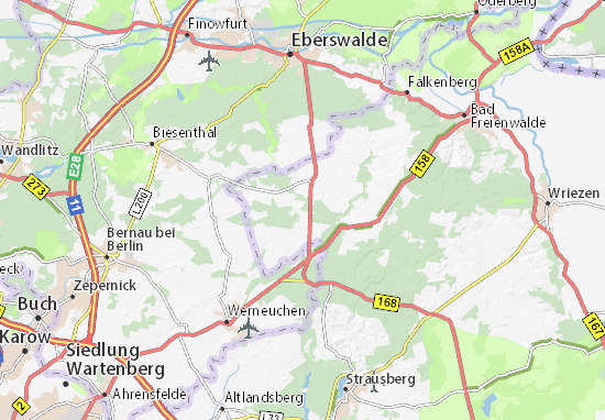 Mapa Heckelberg