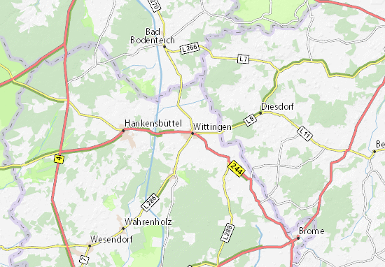 Karte Stadtplan Wittingen