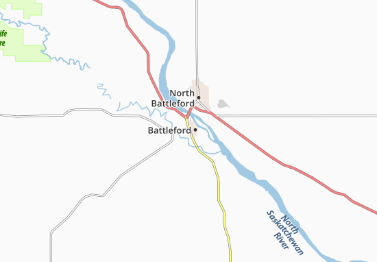 Battleford Map