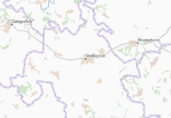 Mapa Verkhov&#x27;ye