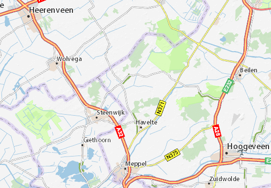 Mapa Wapserveen