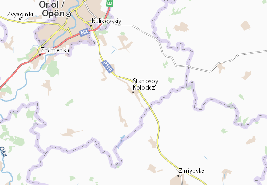 Karte Stadtplan Stanovoy Kolodez&#x27;