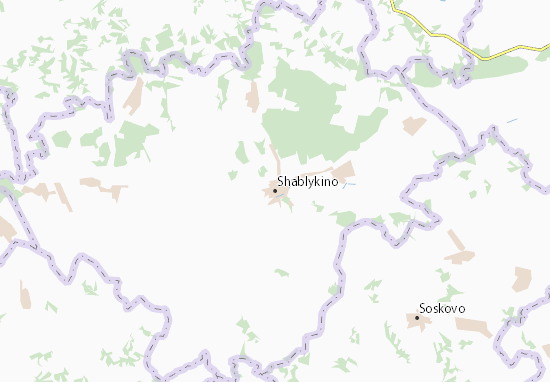 Mapa Shablykino