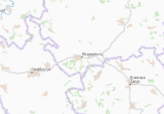 Mapa Khomutovo