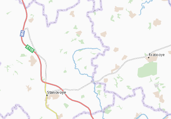 Karte Stadtplan Samokhvalovka