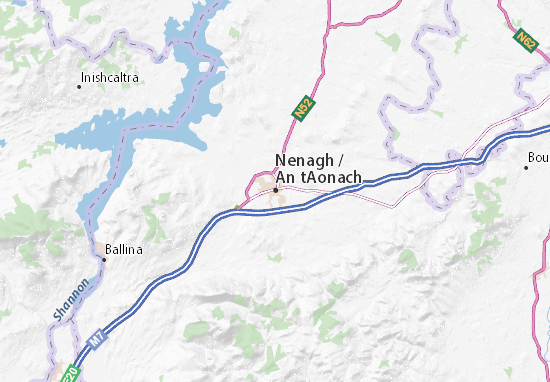 Karte Stadtplan Nenagh