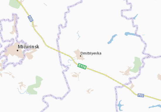 Kaart Plattegrond Dmitriyevka