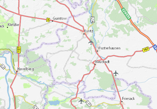 Mapa Zernitz