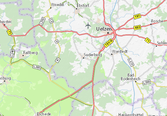 Karte Stadtplan Suderburg