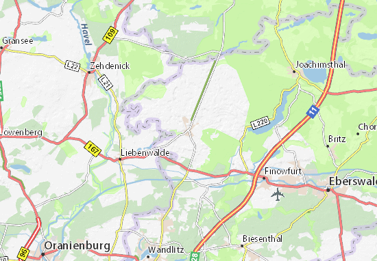 MICHELIN-Landkarte Groß Schönebeck - Stadtplan Groß Schönebeck