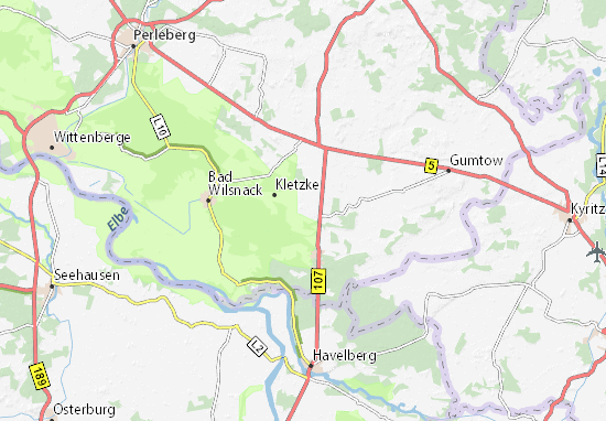 Mapa Groß Leppin