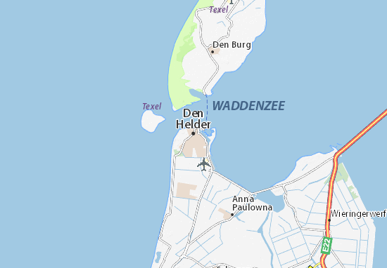 Den Helder map -