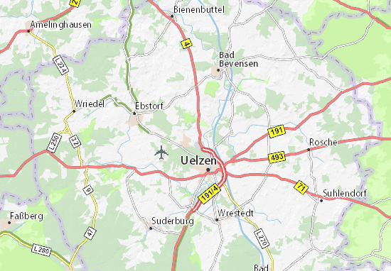 Michelin Landkarte Kirchweyhe Stadtplan Kirchweyhe Viamichelin 7362