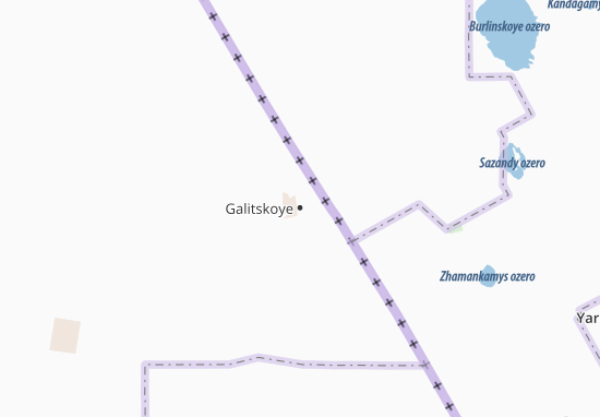Mapa Galitskoye