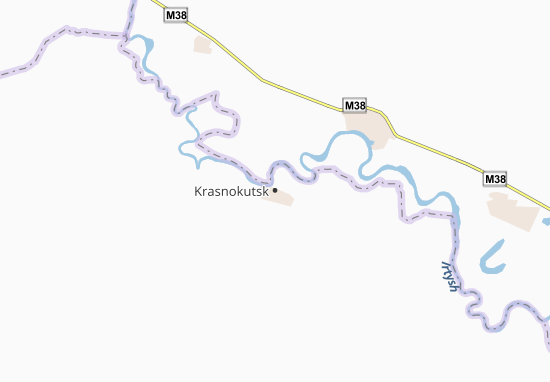 Mapa Krasnokutsk