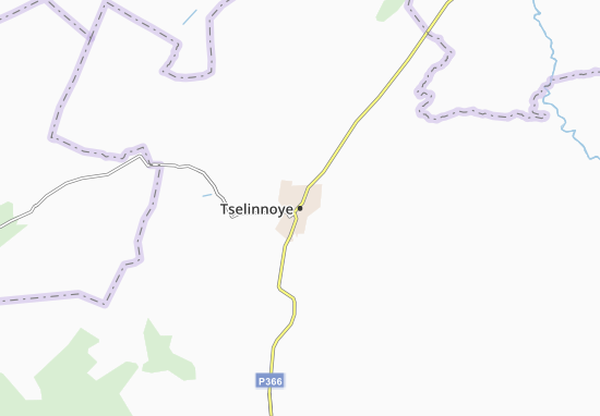 Mapa Tselinnoye