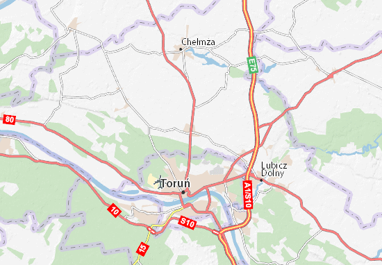 Karte Stadtplan Łysomice