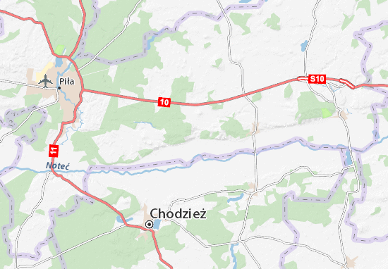 Karte Stadtplan Miasteczko Krajeńskie