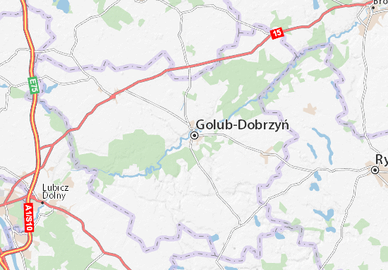 Karte Stadtplan Golub-Dobrzyń