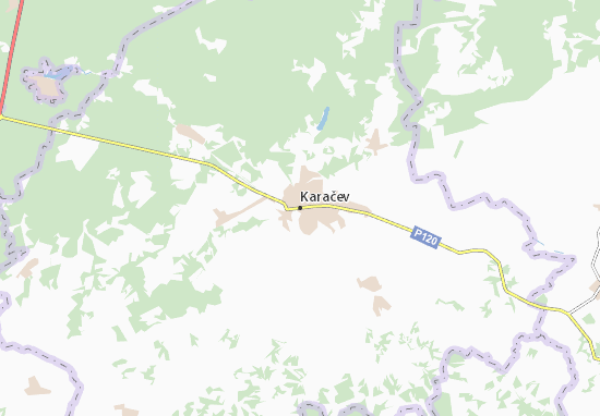 Mapa Karačev