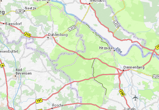 MICHELIN-Landkarte Göhrde - Stadtplan Göhrde - ViaMichelin