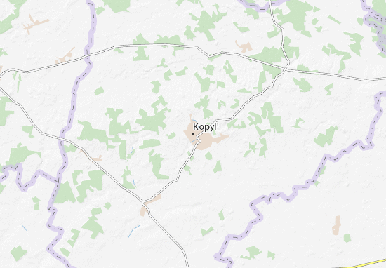 Karte Stadtplan Kopyl&#x27;
