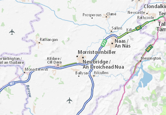 Mapa Newbridge