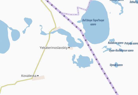 Kaart Plattegrond Yekaterinoslavskiy