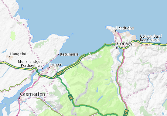 Mapa Llanfairfechan