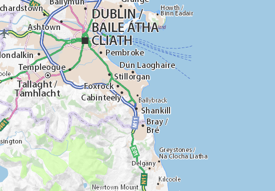 Karte Stadtplan Ballybrack