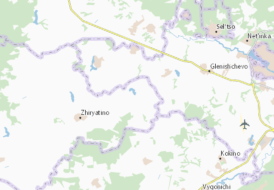 Karte Stadtplan Strashevichi