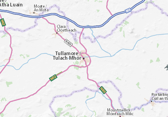 Mapa Tullamore