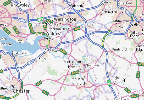 Mapa Lower-Whitley