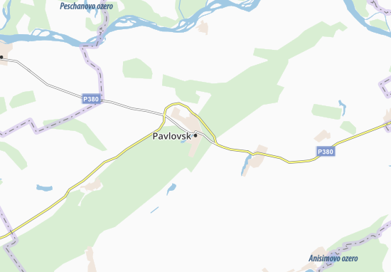 MICHELIN-Landkarte Pavlovsk - Stadtplan Pavlovsk - ViaMichelin