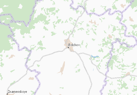Kaart Plattegrond Bolchov