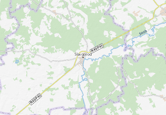 Mapa Slavgorod