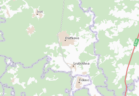Mapa Druzhba