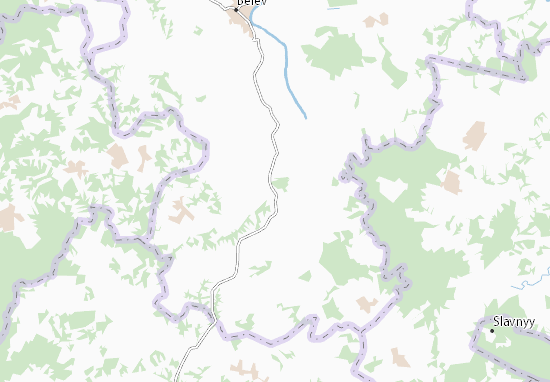 Mapa Bobriki
