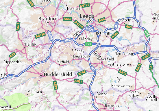 Mapa Chidswell