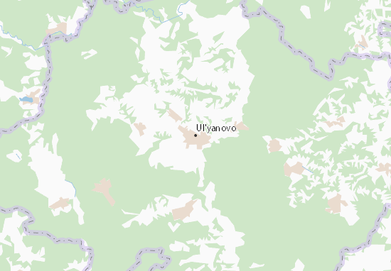 Mapa Ul&#x27;yanovo