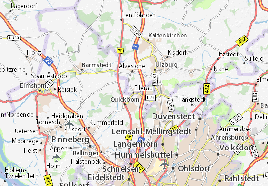 Karte Stadtplan Ellerau