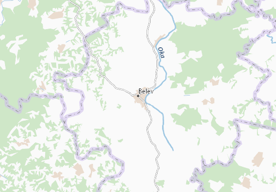 Mapa Belev