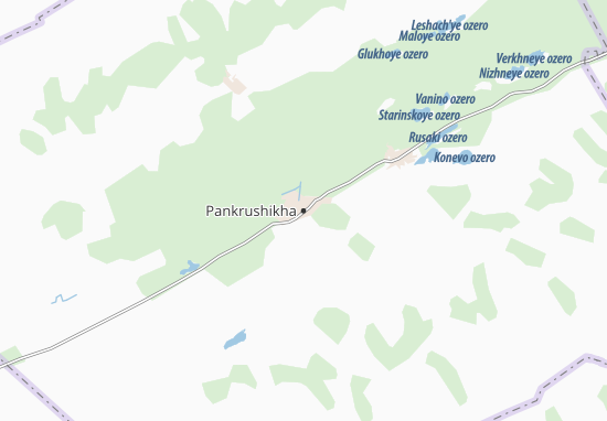 MICHELIN-Landkarte Pankrushikha - Stadtplan Pankrushikha - ViaMichelin