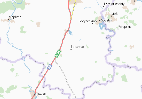 Mapa Lazarevo