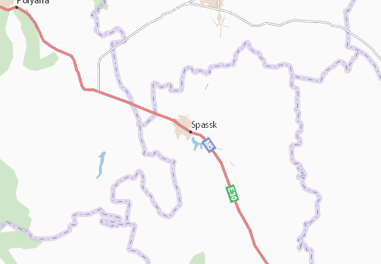 Mapa Spassk