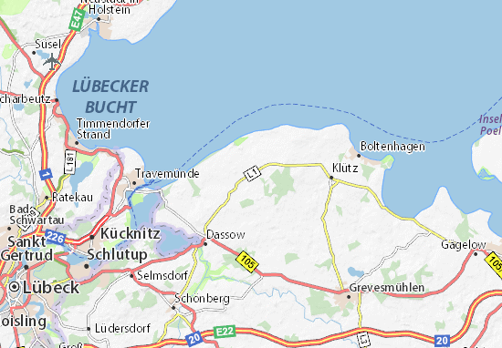 Mapa Kalkhorst